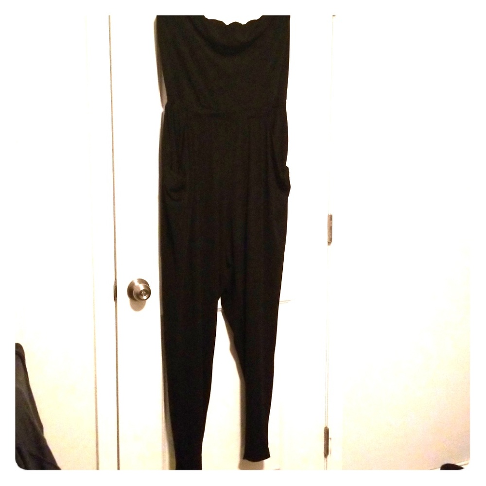 Strapless jumpsuit